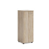 Policová skriňa BASIC, ľavé dvere so zámkom, 40x40x111,7cm, dub Sonoma