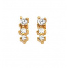 Strieborné náušnice Hot Diamonds x Jac Jossa Hope DE758