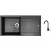 Set Sinks AMANDA 990 Metalblack + batéria Sinks MIX 35 Metalblack