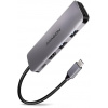 AXAGON húb USB-C/HMC-5/USB 3.2 Gen1/1x USB-C/2x USB-A/1x HDMI/microSD/SD/100W PD/0,2m