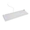 Herná mechanická klávesnica Genesis THOR 404/RGB/Gateron Yellow Pro/Drôtové USB-A/US layout/Biela NKG-2299