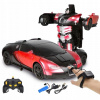 TRANSFORMERS - Auto Robot Transformer Diaľkovo ovládaný červené