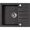 Alveus ROCK 30 kuchynský granitový drez so sifónom 59,5x47,5 - G-91 Black 1090951