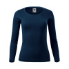 MALFINI Triko Fit-T LS 169, dlouhý rukáv, dámské MAL-1690215 L Modrá námořní