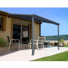 LANIT PLAST hliníková pergola LANITPLAST WALL 33 antracit + číry PC LG2086 – cena za ks