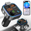 FM TRANSMITER DO AUTA RGB LED BLUETOOTH RÝCHLA NABÍJAČKA 3xUSB MP3