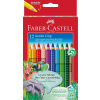 Faber-Castell Faber-Castell, 110912, Colour Grip Jumbo, sada ergonomických akvarelových pastelek, 12 ks