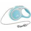 Vodítko Flexi New Comfort M lanko 5 m (do 20 kg) svetlo modra