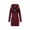 Marikoo MAIKOO Dámsky zimný kabát s kapucňou, dark red - XS
