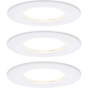 Paulmann Nova vstavané svietidlo do kúpeľne sada 3 ks LED LED 18 W IP44 biela (matná); 93460