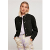 Ladies Short Boxy Worker Jacket - black L