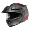 Prilba Schuberth E2 Defender čierno-červená modulárna veľkosť 2XL
