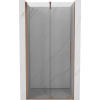 Mexen Velar, posuvné dvere do otvoru 110x200 cm, 8mm číre sklo, medená matná, 871-110-000-01-65