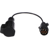 SIXTOL Trailer Cable 1, káblová redukcia zásuvky ťažného zariadenia, 7 – 13-pin, 50 cm