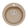 Alveus NIAGARA 10 kuchynský granitový drez so sifónom priem. 51cm - G-55 Beige 1076855