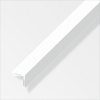 ALFER - uholník samolepiaci PVC biely 1000x20x20x1mm