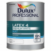 Latexová farba na steny Dulux 1 l Biela matná