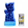 Nočná lampa do detskej izby - 3D PSI Patrol Paw Chase nočné svetlo LED + Pilot (Nočná lampa do detskej izby - 3D PSI Patrol Paw Chase nočné svetlo LED + Pilot)