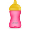 AVENT SCF804/04 Tvrdý pohár s náustkom odolným proti uhryznutiu 300 ml 18+ ružový