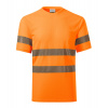 RIMECK HV DRY 1V8 / Fluorescenčné tričko s retroreflexnými pruhmi - HV oranžová S