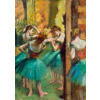 Puzzle 1000 Ružová a zelená tanečnica Degas