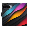 Flip pouzdro iSaprio - Google Pixel 10 / 10 Pro - Color Waves s kapsičkami na karty (Flipové knížkové pouzdro, obal, kryt iSaprio s přihrádkami na karty a motivem)