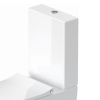 DURAVIT Viu splachovacia nádržka, zakryté pripojenie vľavo, splachovanie 4,5/3 l, biela, s povrchom WonderGliss, 09420000851