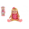 Bábika pevné telo plast 30 cm na batérie so zvukom 2 druhy v plastovej taštičke 15x34x10cm