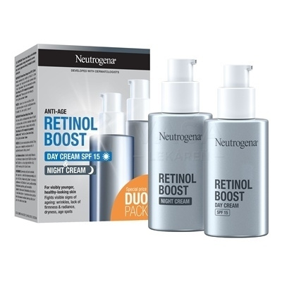 Neutrogena Retinol Boost (Duopack) 50 ml denný krém s SPF 15 + 50 ml nočný krém