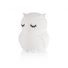 Zopa Silikónové LED nočné svetlo veľkosti M, sova Owl