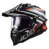 LS2 MX701 EXPLORER C EDGE BLACK FLUO ORANGE-06 Veľkosť: M