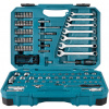 Makita E-06616 sada bitov a nástrčkových kľúčov s račňou 120 ks