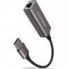 AXAGON ADE-TR Type-A USB3.2 Gen 1 - Gigabit Ethernet 10/100/1000 Adapter, metal, titan grey