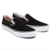 Vans Skate Slip On Black White Pánska Obuv Veľkosť 11