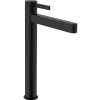 HANSGROHE Finoris páková batéria pre umývadlové misy, s odtokovou súpravou Push-Open, výška výtoku 264 mm, matná čierna, 76070670
