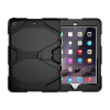 AppleMix Kryt / puzdro pre Apple iPad 9,7 (2017-2018) - vonkajšie - odolné - plast / silikón - čierne
