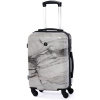 BERTOO Cestovný kufor Marmo, biely 36 l MARMOBIANCO_M