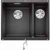 Blanco SUBLINE 340/160 U antracit 523548 + Blanco MIDA-S chróm 521454
