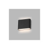LED 2 Vonkajšie, vnútorné nástenné svietidlo FLAT II antracitové