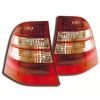 Zadné číre svetlá Mercedes Benz ML W163 98-05 red / crystal LED
