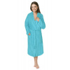 Bellatex Dámský froté župan, tyrkysový - vel. XXXL