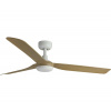 FARO Barcelona | FARO 33816WT-Stropný ventilátor PUNT M hnedá/biela pr. 132 cm WT+ diaľkové ovládanie | FA33816WT
