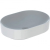 Geberit VariForm - Umývadlo na dosku 550x400 mm, bez prepadu, bez otvoru na batériu, biela 500.774.01.2