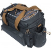Batoh do kufru BASIL MILES TARPAULIN TRUNKBAG XL PRO 9-36L, 100% voděodolná černá břidlice (bez montážní desky) (NOVINKA 2024)