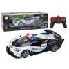 LEAN TOYS RC policajné auto na diaľkové ovládanie v mierke 1:12 biele