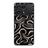Lesklý kryt Mobiwear Glossy - Xiaomi Poco X6 Pro 5G - GA63G Vlnky a linky (Prémiové lesklé pouzdro, obal, kryt Mobiwear Glossy na mobil Xiaomi Poco X6 Pro 5G - GA63G Vlnky a linky, materiál Plast + TP