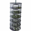 Sušící síť Clever Grow se zipem, 6 pater, černá