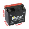 Gelová baterie 12V 4Ah Unibat