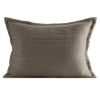 Dekoračná obliečka na vankúš TARA 50 x 70 cm v tmavobéžovej farbe