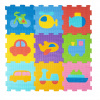 SMILY PLAY Penové puzzle podložka - Dopravné prostriedky (9ks)
